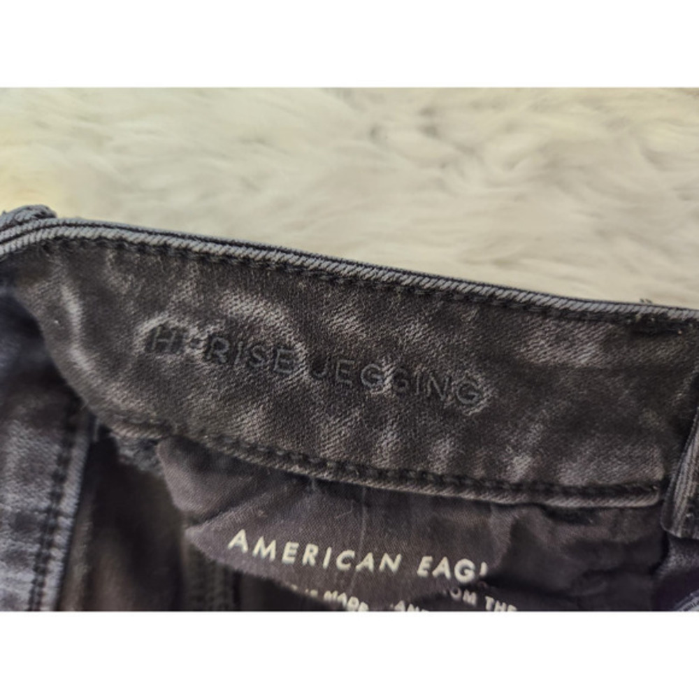 Old Navy Women's Black Solid Stretch Distressed H… - image 4